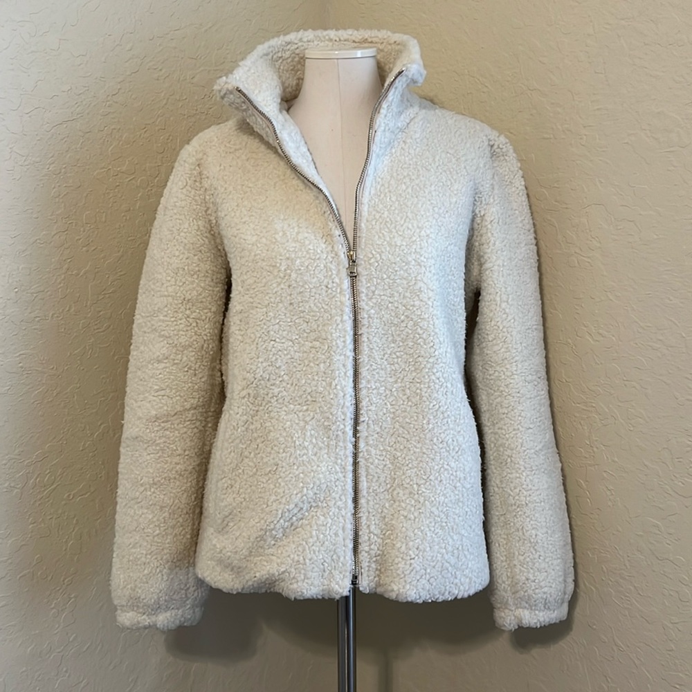LOFT Full Zip Sherpa Jacket